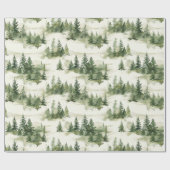 French Toile Trees Pattern Cadeaupapier (Vlak)