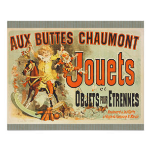 French Toy Joets Amis Poster vintage