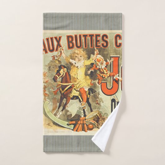 French Toy Joets Amis Poster vintage (Serviette à main)