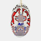 French Twist Hakuna Matata: een unieke culturele m Keramisch Ornament (Rechts)