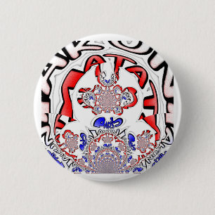 French Twist Hakuna Matata: een unieke culturele m Ronde Button 5,7 Cm