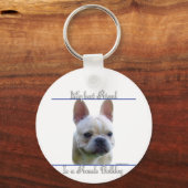 Frenchie beste vriend Sleutelhanger (Achterkant)