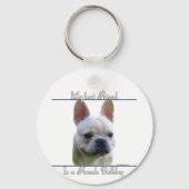 Frenchie beste vriend Sleutelhanger (Achterkant)