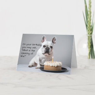 Frenchie Birthday Kaart