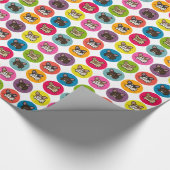 Frenchie Birthday Wrapping Paper Cadeaupapier (Hoek)