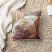 Frenchie Bulldog Chien de compagnie Jeter oreiller (Couverture)