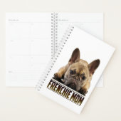 Frenchie Bulldog Maman Planificateur cadeaux (Devant avec enveloppe)