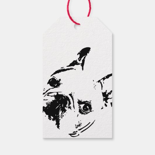 Frenchie Cadeaulabel (Achterkant)