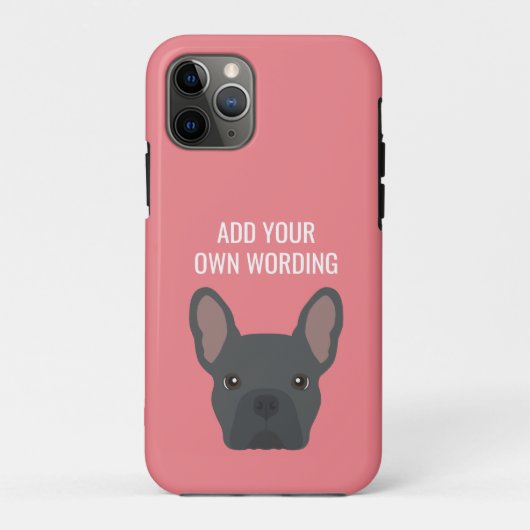 Frenchie Case-Mate iPhone Case (Achterkant)