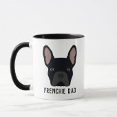 Frenchie Dad Black Bulldog Mok (Links)
