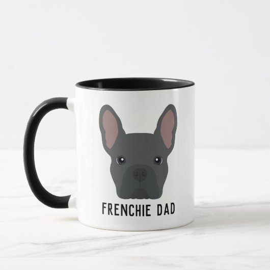 Frenchie Dad Blue French Bulldog Mok (Links)