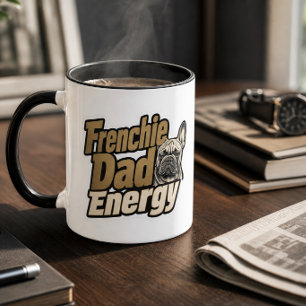 Frenchie Dad Energie Mok