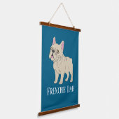 Frenchie Dad Hangend Wandkleed (Gebogen)