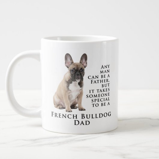 Frenchie Dad Jumbo Mok (Links)