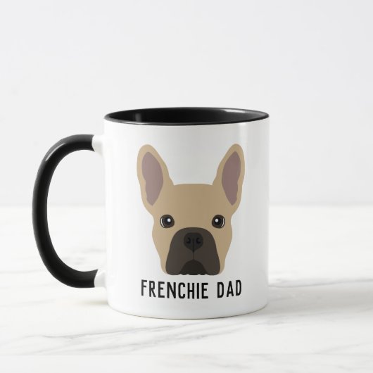 Frenchie Dad Light Fawn French Bulldog Mok (Links)