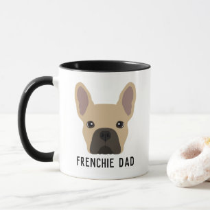 Frenchie Dad Light Fawn French Bulldog Mok
