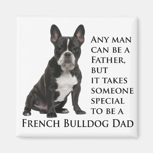 Frenchie Dad Magnet (Devant)