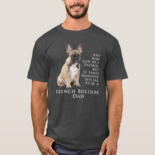 Frenchie Dad T-Shirt (Voorkant)