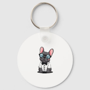 Frenchie De Heren Kopie (5) Sleutelhanger