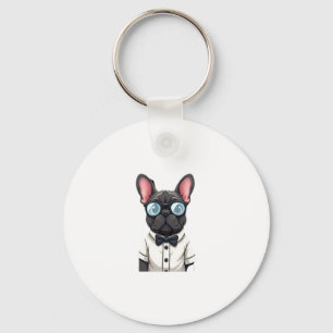 Frenchie De Heren Kopie (6) Sleutelhanger