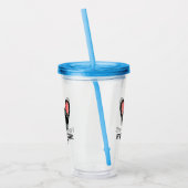 Frenchie Dog Dad Blue French Bulldog Acryl Drinkbeker (Links)