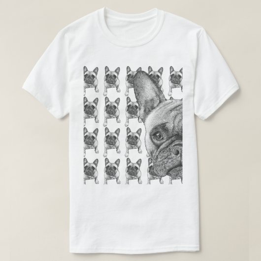 Frenchie Face T-shirt (Design voorkant)