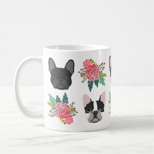 Frenchie Florals Mug