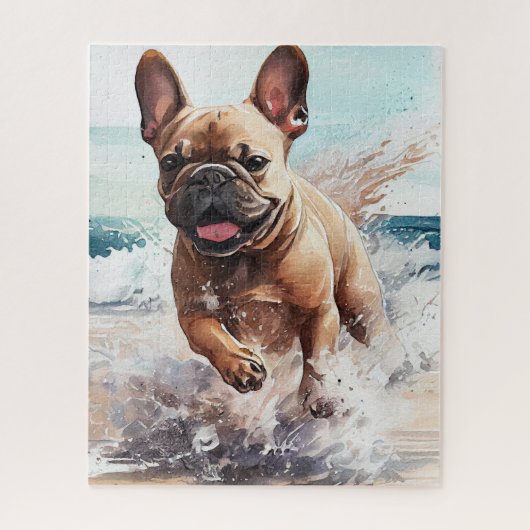 Frenchie French Bulldog Gift Legpuzzel (Verticaal)