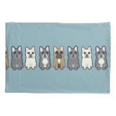 Frenchie Friends Kussensloop (Achterkant)