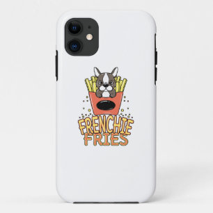 Frenchie Fries French Bulldog Cute Puppy Dog Fries iPhone 11 Hoesje