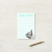 Frenchie | Gepersonaliseerd Post-it® Notes (Op bureau)