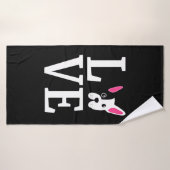 Frenchie Gift | Aimer French Bulldog Cadeau (Serviette de bain)