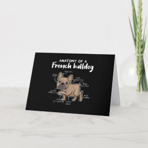 Frenchie Gift   Anatomie van een Franse bulledog G Kaart