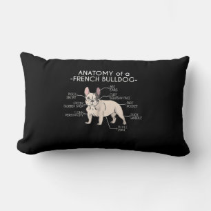 Frenchie Gift   Anatomie van een Franse hond Kussen
