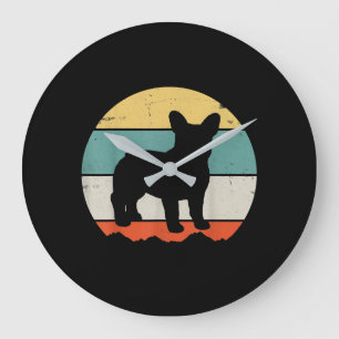 Frenchie Gift Franse bulldog Gift Grote Klok