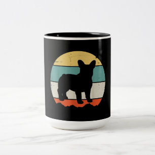 Frenchie Gift Franse bulldog Gift Tweekleurige Koffiemok