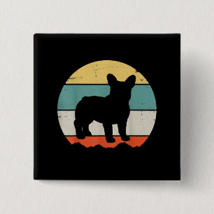 Frenchie Gift    Franse bulldog Gift Vierkante Button 5,1 Cm