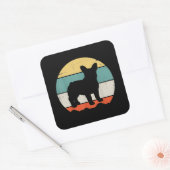 Frenchie Gift |  Franse bulldog Gift Vierkante Sticker (Envelop)