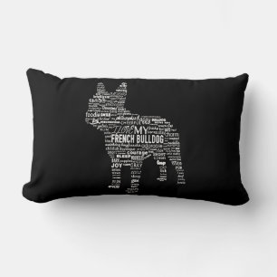 Frenchie Gift Ik hou van mijn Franse Bull Dog Kussen