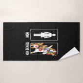 Frenchie Gift | Maman avec maman française unique (Serviette de bain)