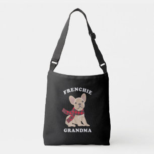 Frenchie Grandma Gift French Bulldog Xmas familie Crossbody Tas