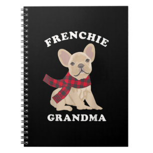 Frenchie Grandma Gift French Bulldog Xmas familie Notitieboek