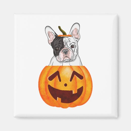 Frenchie Halloween Magneet (Voorkant)