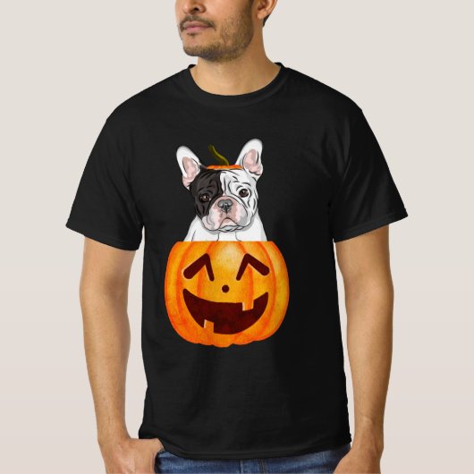 Frenchie Halloween T-Shirt (Devant)