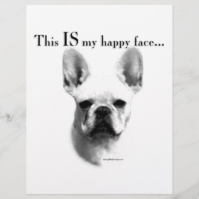 Frenchie Happy Face (Voorkant)