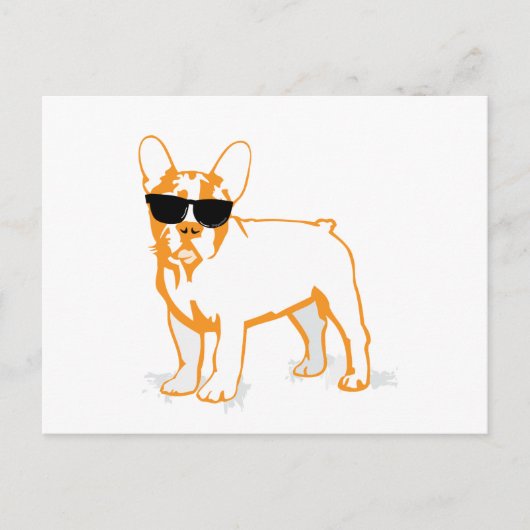 Frenchie Howlelu Briefkaart (Voorkant)