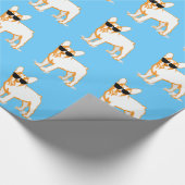 Frenchie Howlelu Cadeaupapier (Hoek)