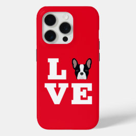 Frenchie Love iPhone 15 Pro Case