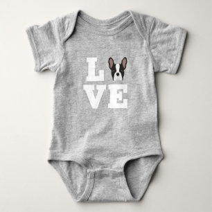 Frenchie Love Cute French Bulldog Romper