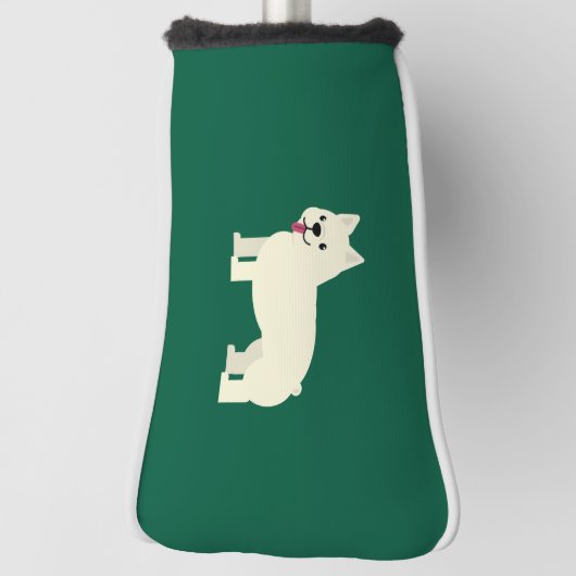 Frenchie Lover Green Golfheadcover (Draai 90)